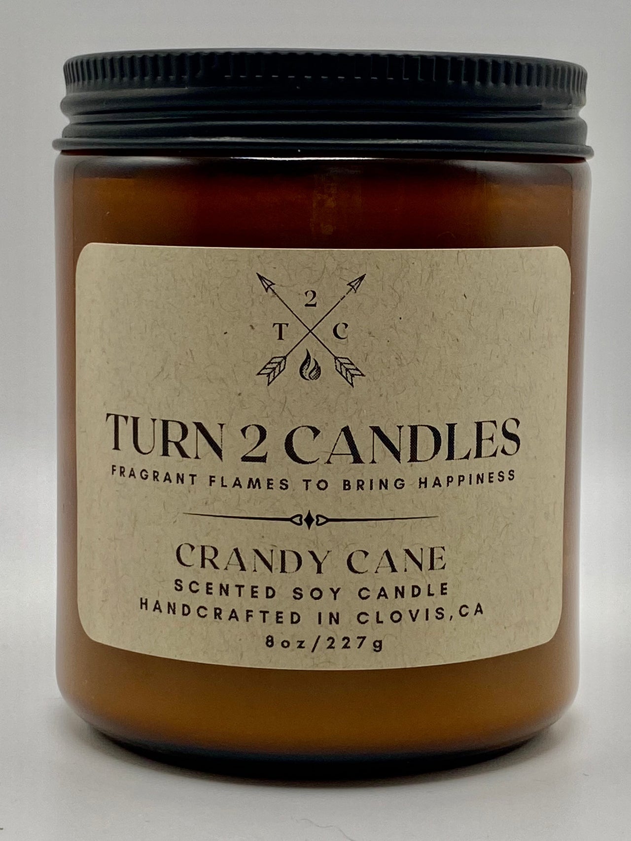 Soy Wax Candle - Crandy Cane - Premium Candle from Turn2Candles - Just $12! Shop now at Turn2Candles