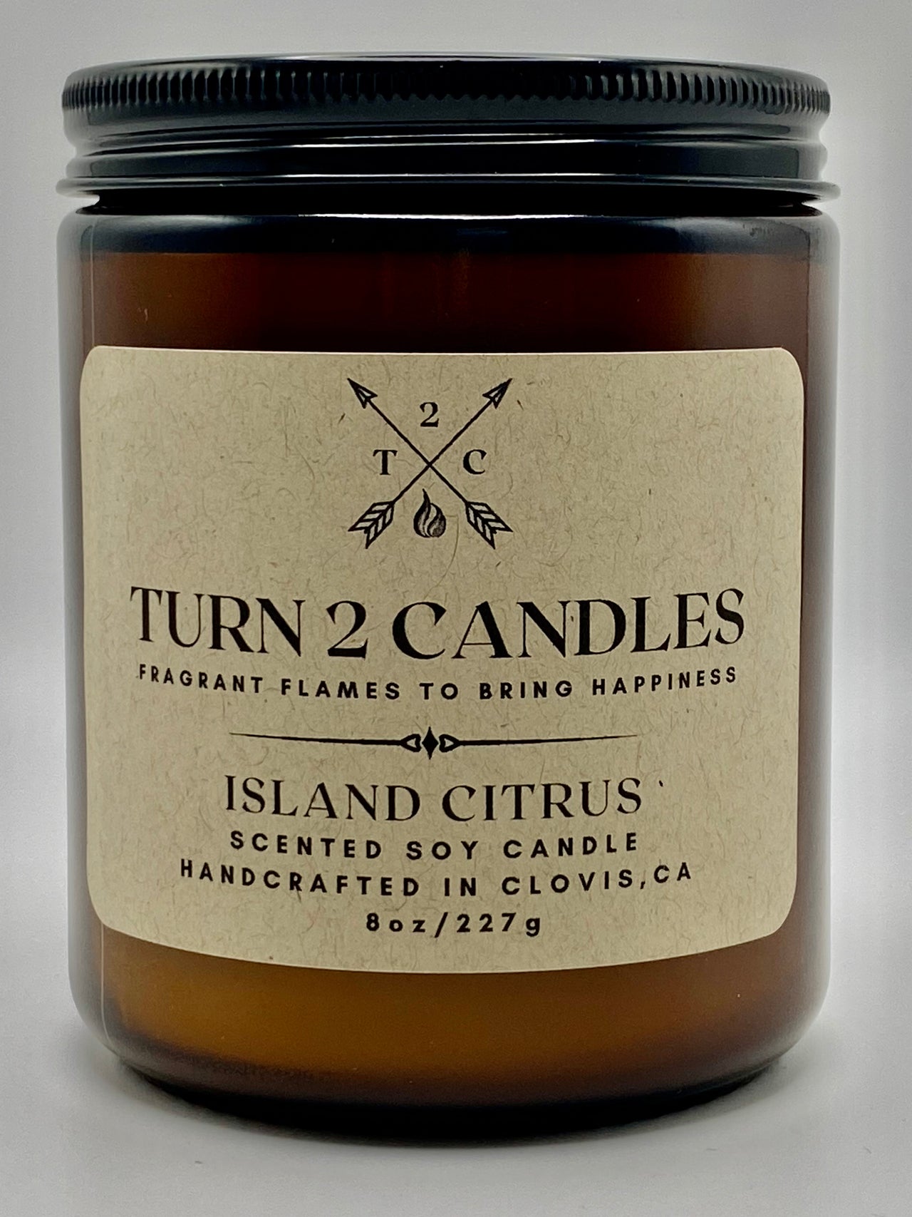 Soy Wax Candle - Island Citrus - Premium Candle from Turn2Candles - Just $12! Shop now at Turn2Candles