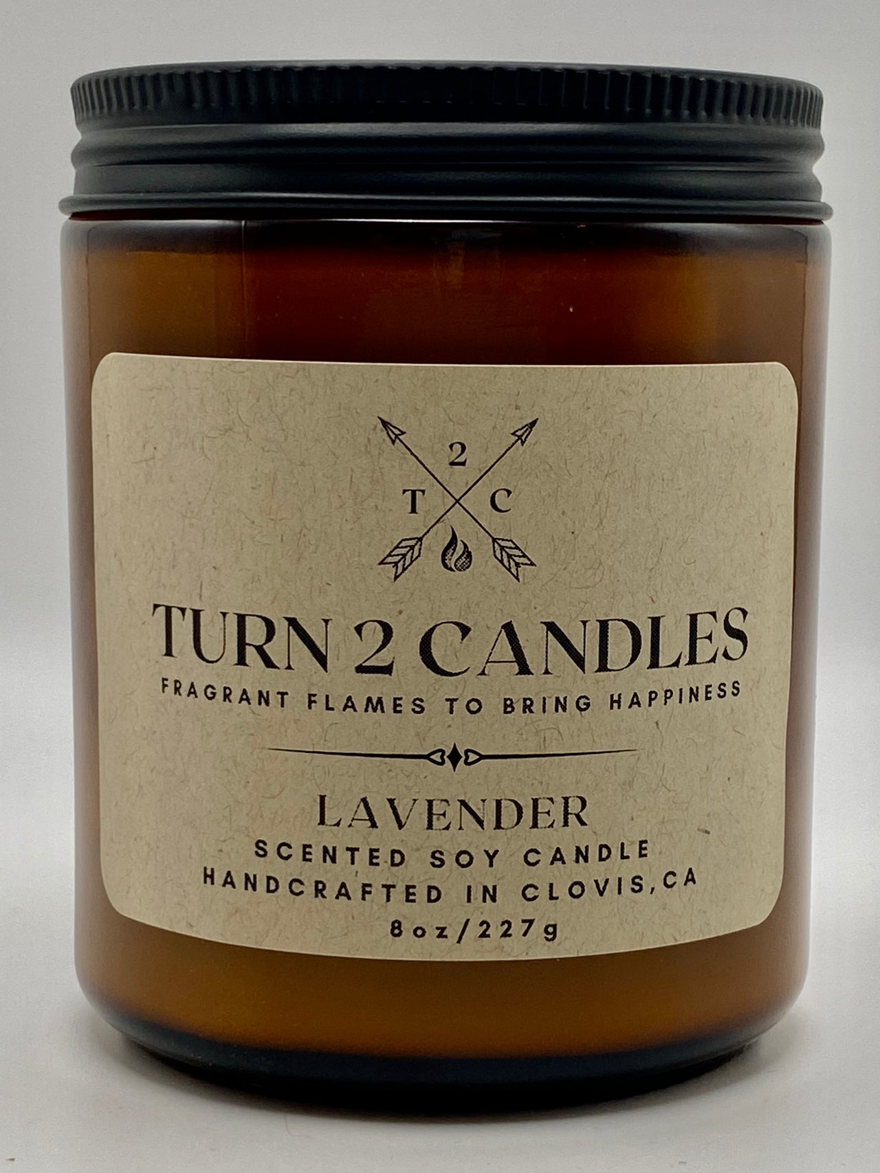 Soy Wax Candle - Lavender - Premium Candle from Turn2Candles - Just $12! Shop now at Turn2Candles