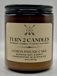 Thumbnail for Soy Wax Candle - Lemon Pound Cake - Premium Candle from Turn2Candles - Just $12! Shop now at Turn2Candles