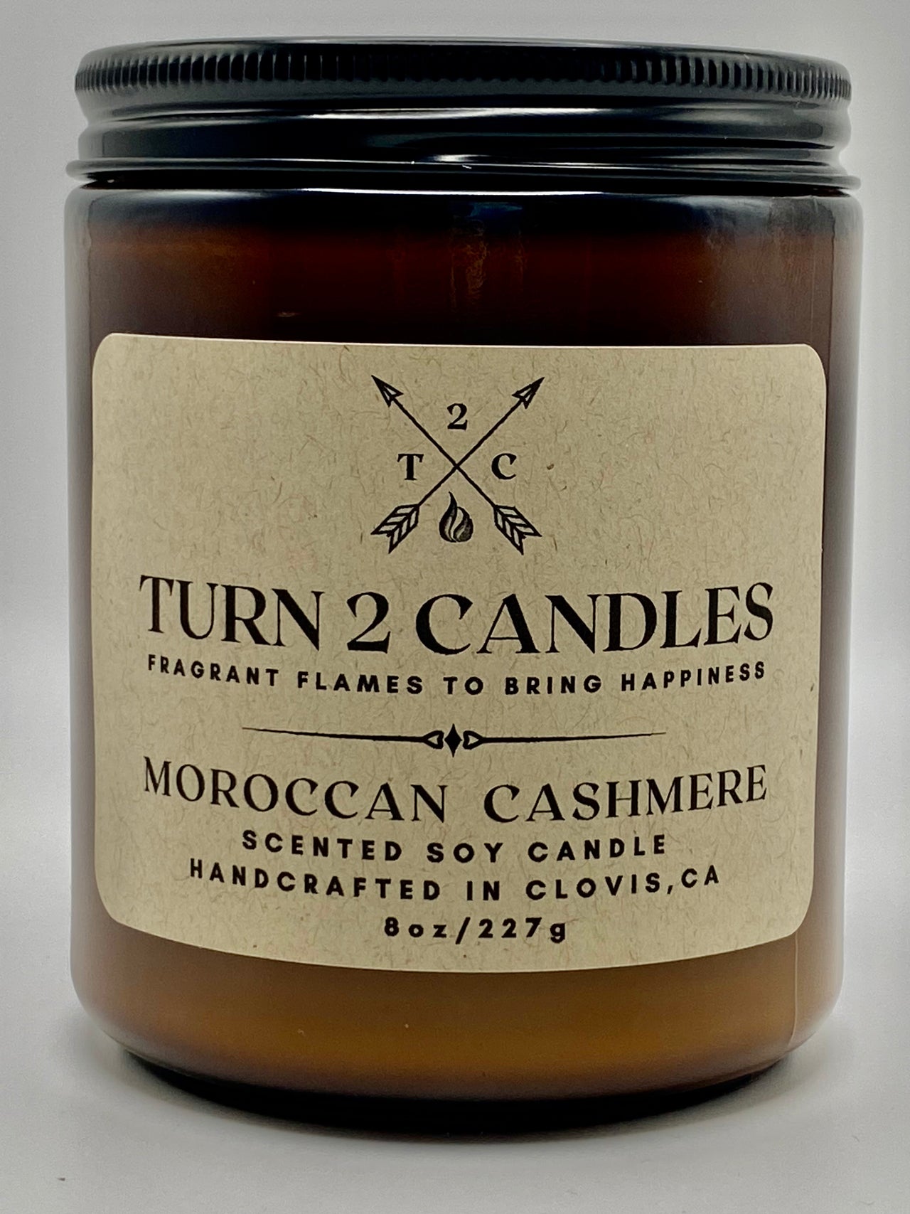 Soy Wax Candle - Moroccan Cashmere - Premium Candle from Turn2Candles - Just $12! Shop now at Turn2Candles