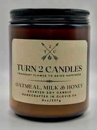 Thumbnail for Soy Wax Candle - Oatmeal, Milk, and Honey - Premium Candle from Turn2Candles - Just $12! Shop now at Turn2Candles