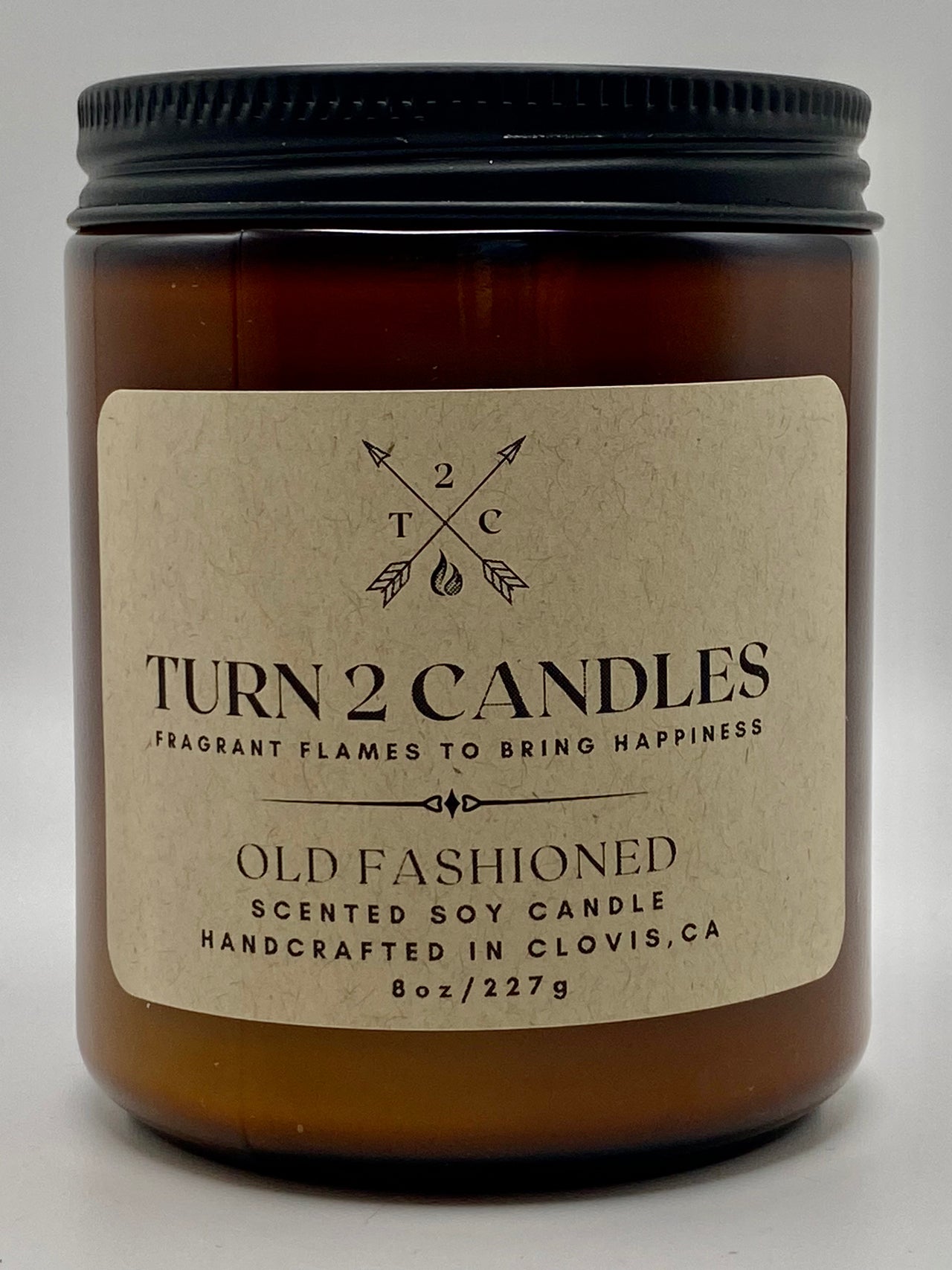 Soy Wax Candle - Old Fashioned - Premium Candle from Turn2Candles - Just $12! Shop now at Turn2Candles