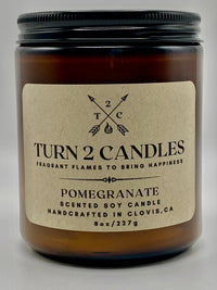 Thumbnail for Soy Wax Candle - Pomegranate - Premium Candle from Turn2Candles - Just $12! Shop now at Turn2Candles