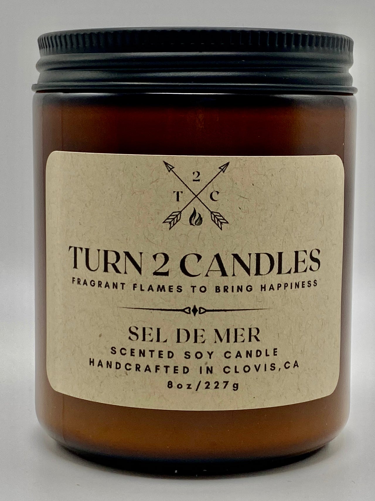 Soy Wax Candle - Sel De Mer - Premium Candle from Turn2Candles - Just $12! Shop now at Turn2Candles