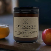 Thumbnail for Soy Wax Candle - Apples and Maple Bourbon - Premium Candle from Turn2Candles - Just $12! Shop now at Turn2Candles