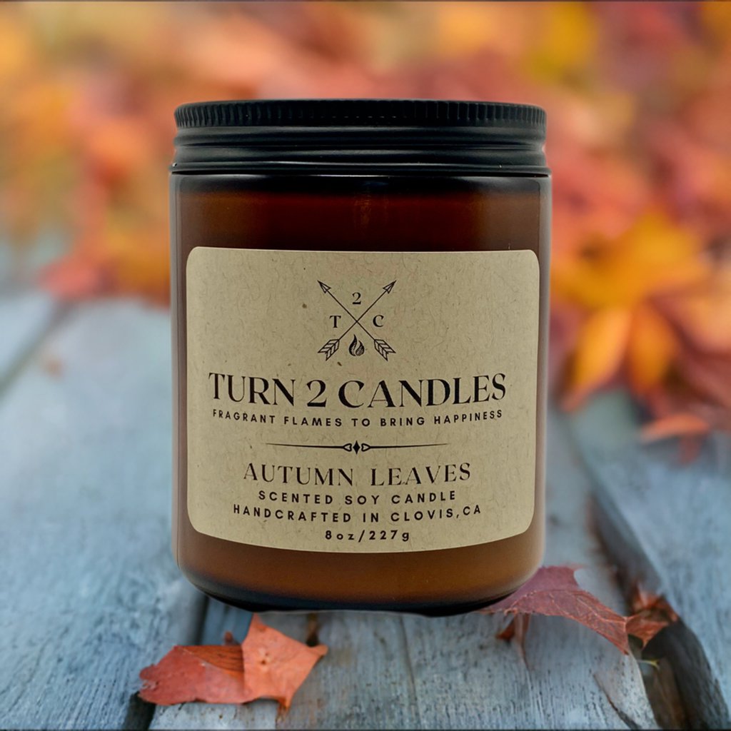 Soy Wax Candle - Autumn Leaves - Premium Candle from Turn2Candles - Just $12! Shop now at Turn2Candles