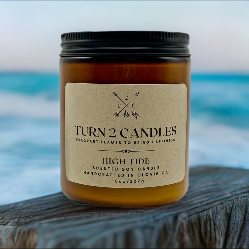 Soy Wax Candle - High Tide - Premium Candle from Turn2Candles - Just $12! Shop now at Turn2Candles