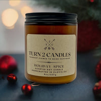 Thumbnail for Soy Wax Candle - Holiday Spice - Premium Candle from Turn2Candles - Just $12! Shop now at Turn2Candles