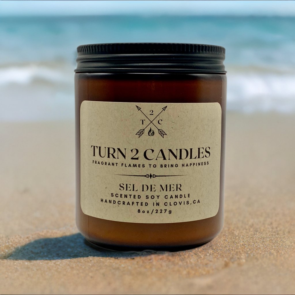 Soy Wax Candle - Sel De Mer - Premium Candle from Turn2Candles - Just $12! Shop now at Turn2Candles