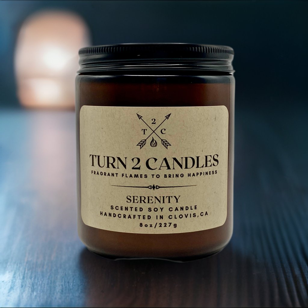 Soy Wax Candle - Serenity - Premium Candle from Turn2Candles - Just $12! Shop now at Turn2Candles