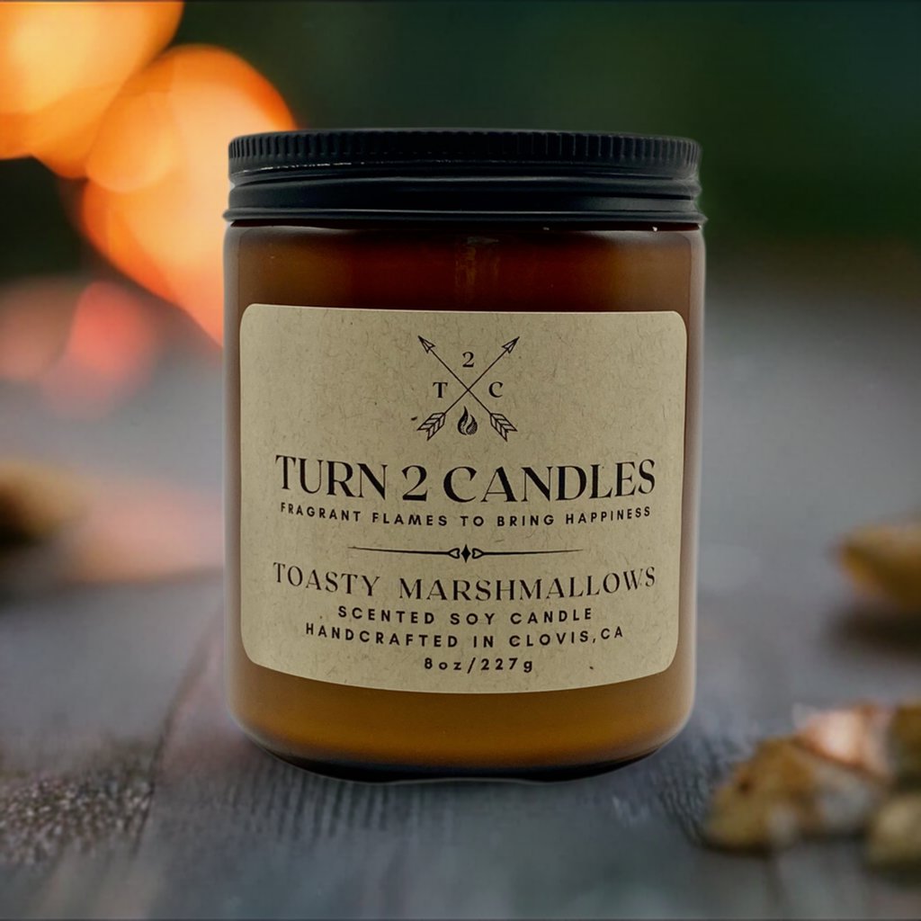 Soy Wax Candle - Toasty Marshmallows - Premium Candle from Turn2Candles - Just $12! Shop now at Turn2Candles