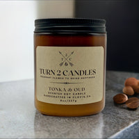 Thumbnail for Soy Wax Candle - Tonka and Oud - Premium Candle from Turn2Candles - Just $12! Shop now at Turn2Candles