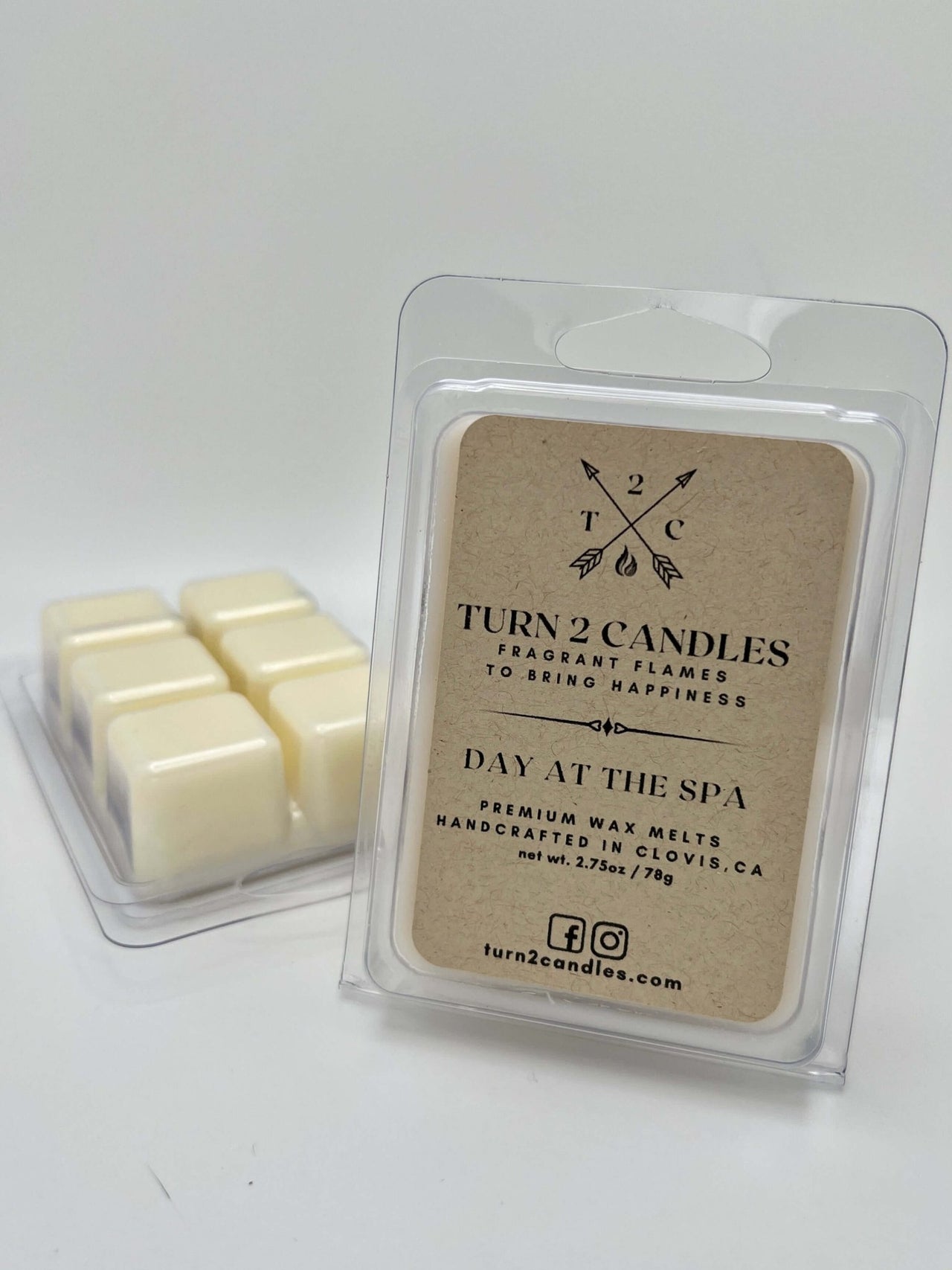 Soy Wax Melt - Day at the Spa - Premium Wax Melt from Turn2Candles - Just $5! Shop now at Turn2Candles