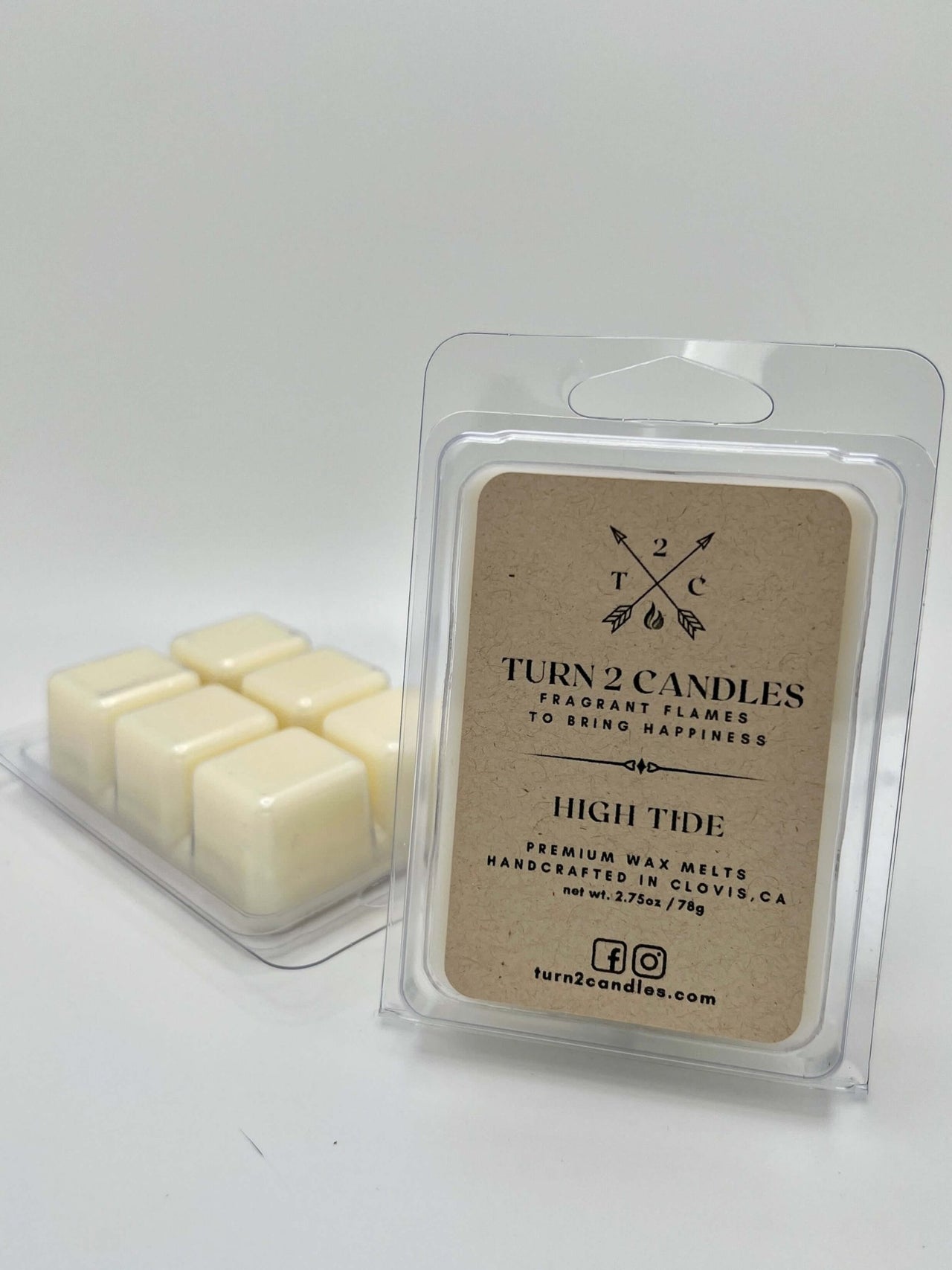 Soy Wax Melt - High Tide - Premium Wax Melt from Turn2Candles - Just $5! Shop now at Turn2Candles