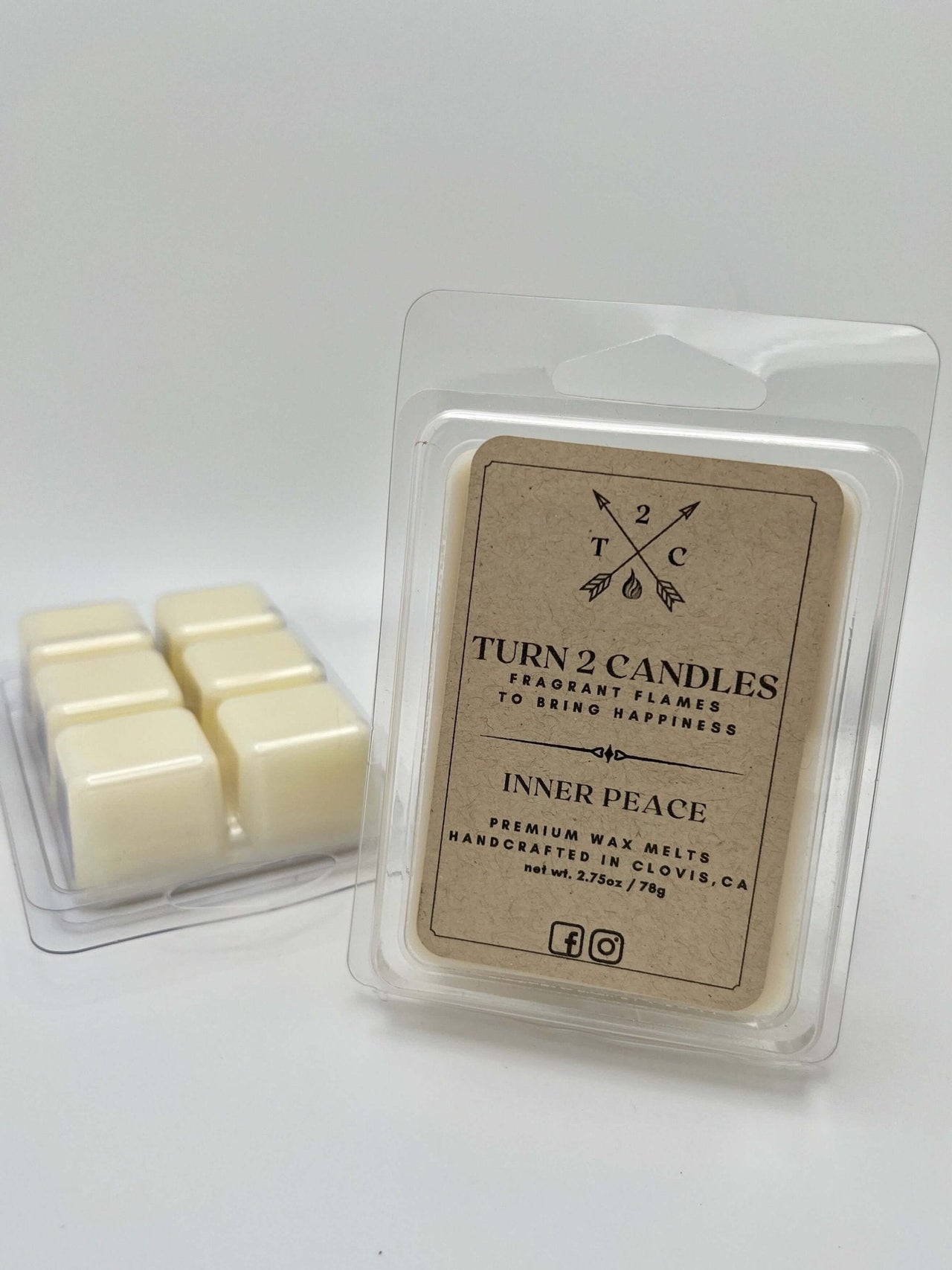 Soy Wax Melt - Inner Peace - Premium Wax Melt from Turn2Candles - Just $5! Shop now at Turn2Candles