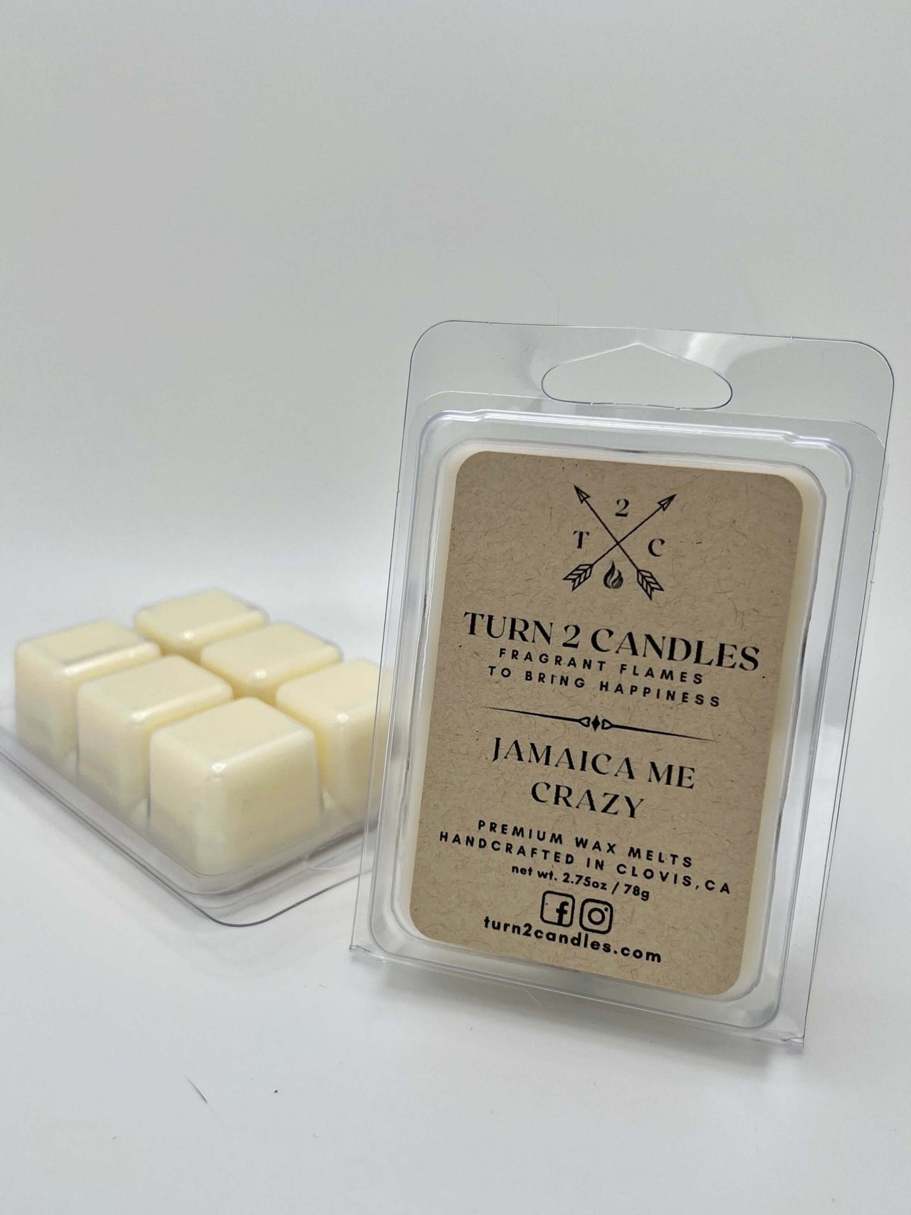 Soy Wax Melt - Jamaica Me Crazy - Premium Wax Melt from Turn2Candles - Just $5! Shop now at Turn2Candles