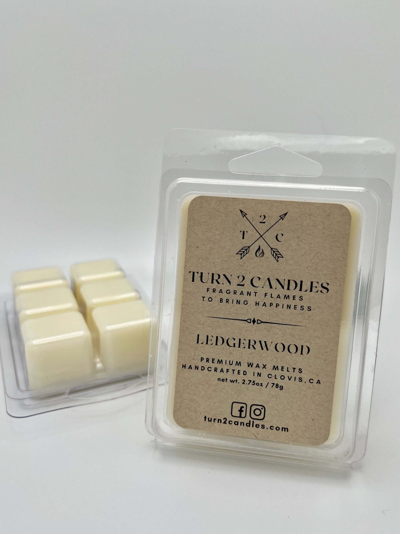 Soy Wax Melt - Ledgerwood - Premium Wax Melt from Turn2Candles - Just $5! Shop now at Turn2Candles