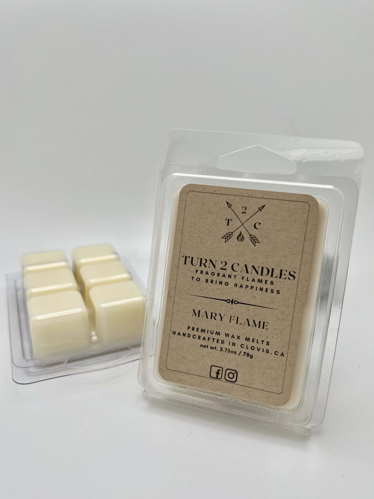 Soy Wax Melt - Mary Flame - Premium Wax Melt from Turn2Candles - Just $5! Shop now at Turn2Candles