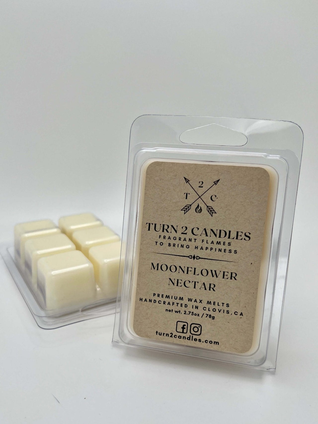 Soy Wax Melt - Moonflower Nectar - Premium Wax Melt from Turn2Candles - Just $5! Shop now at Turn2Candles