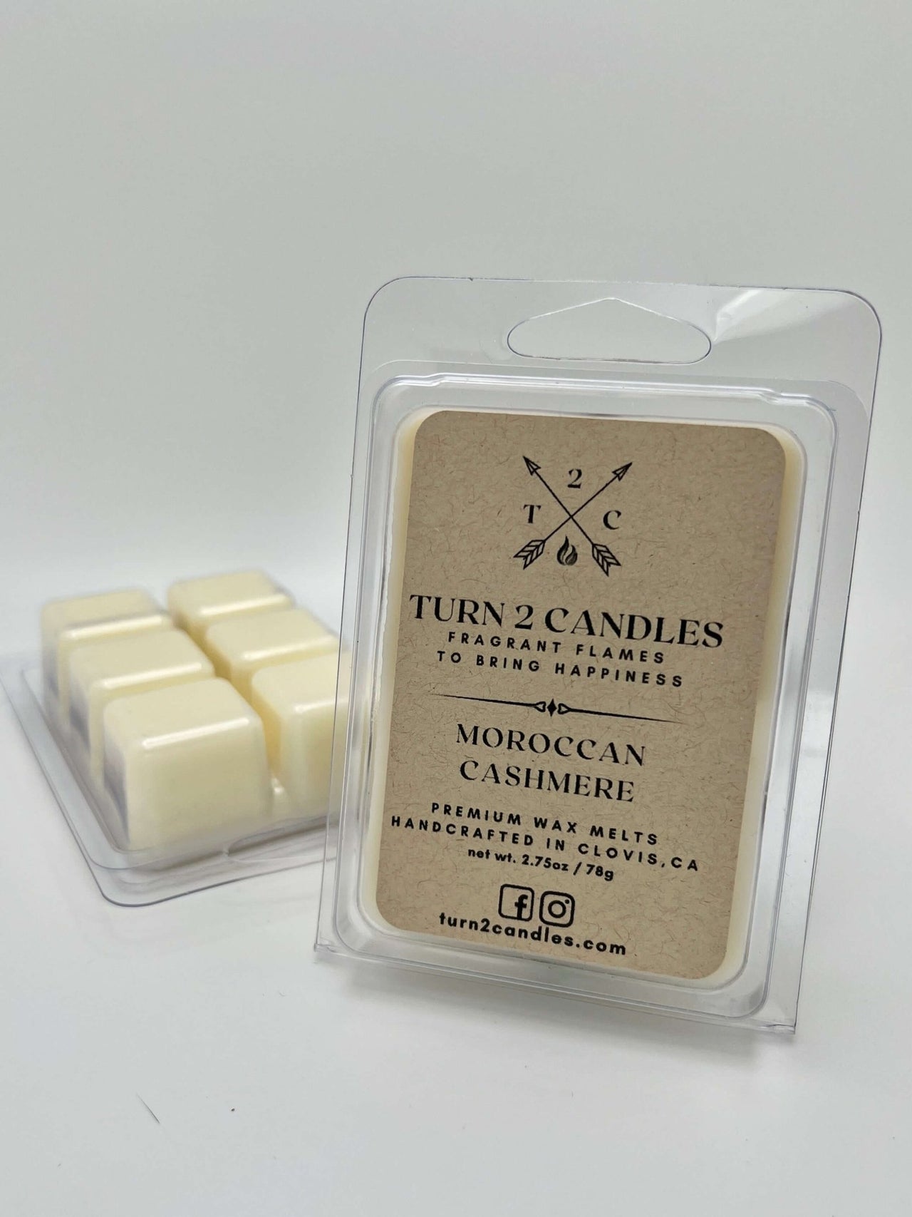 Soy Wax Melt - Moroccan Cashmere - Premium Wax Melt from Turn2Candles - Just $5! Shop now at Turn2Candles