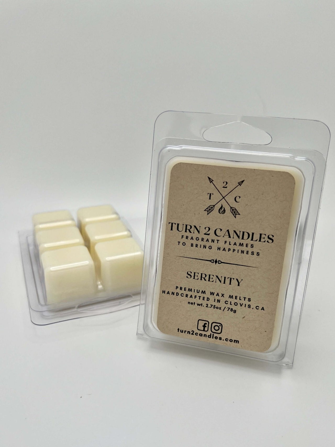 Soy Wax Melt - Serenity - Premium Wax Melt from Turn2Candles - Just $5! Shop now at Turn2Candles